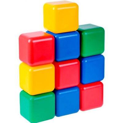 Набор кубиков 10 шт 12см 1930541 - фото 69878051