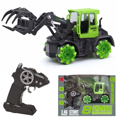 Спецтехника на радиоуправлении 99-41C Трактор с вилами в коробке - фото 69878392