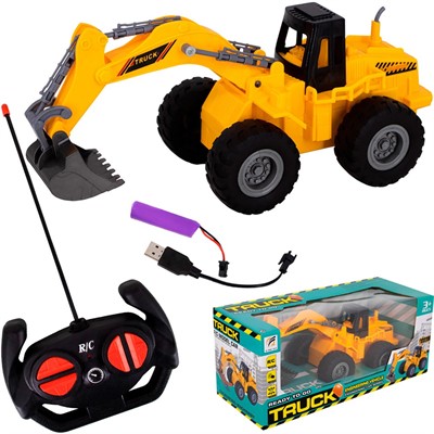 Спецтехника на радиоуправлении QF212-1A Экскаватор в кор. - фото 69878419