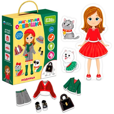 Игра На магнитах.Одевашка.Модницы ET05-005 - фото 69878478