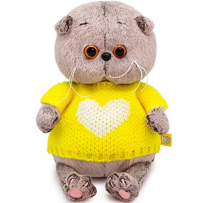 Басик BABY в свитере с сердцем BB-133 - фото 69878491