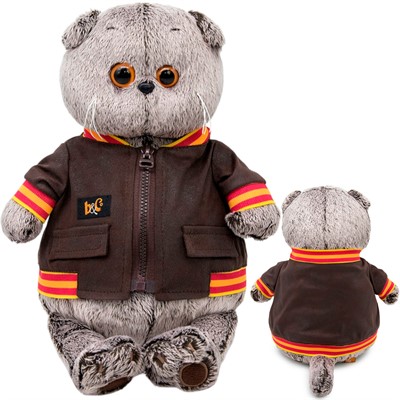 Басик в кожаной куртке Ks22-059 - фото 69878525