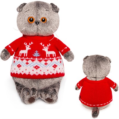 Басик в свитере с оленями Ks22-089 - фото 69878577