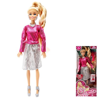 Кукла Карапуз 66001-BF45-S-BB 29см София, руки и ноги сгиб., акс - фото 69878671