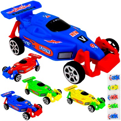 Машина инерционная M002 Спортивная в пакете - фото 69878727