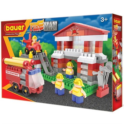 Конструктор Bauer 742 "Fireman" набор  Пожарная часть - фото 69878923