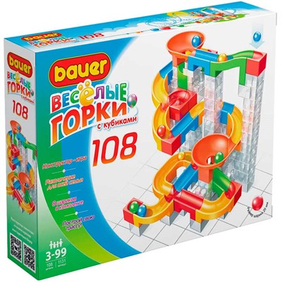Конструктор Bauer 1131 Весёлые горки 108 - фото 69879021