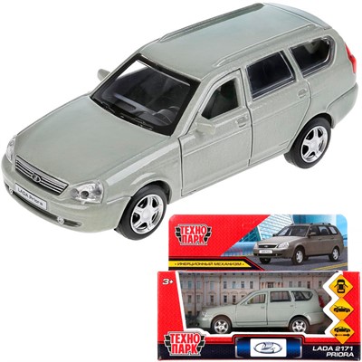 Модель PRIORAWAG-12-BN LADA PRIORA бежевый Технопарк  в коробке - фото 69879196