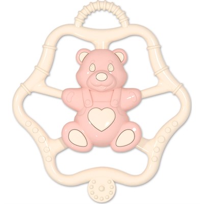 Погремушка прорезыватель "Солнечные зверята". Коллекция «Зефир» 02189 - фото 69879346