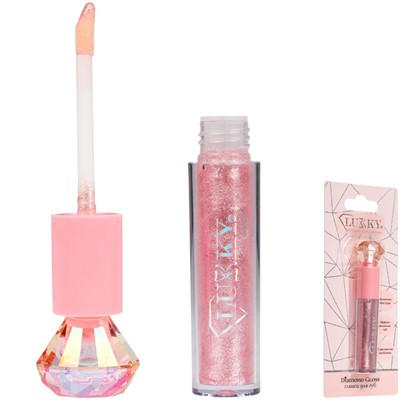 Глянец для губ сверкающий, с ароматом клубники, 3,5мл Т26501 - фото 69879355