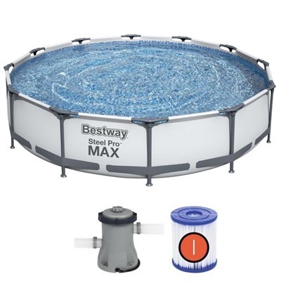 Бассейн каркасный круглый  56416 Steel Pro 366*76см - фото 69880260