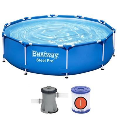 Бассейн каркасный круглый  56679 Steel Pro 305*76см - фото 69880262