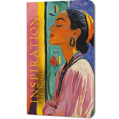 Блокнот 30 л Inspiration. Art. Notes. Матисс брюнетка в розовой блузке на разноцветном фоне 978-5-00241-398-0 - фото 69880855