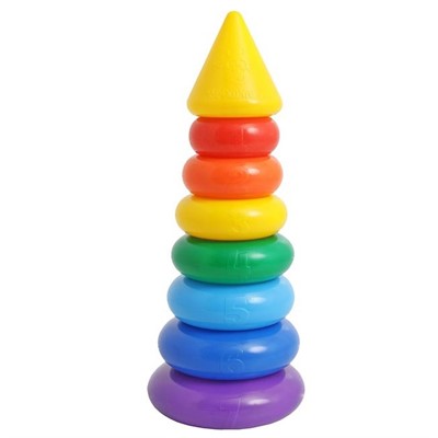 Пирамида с конусом 7 колец 1182514 - фото 69880910