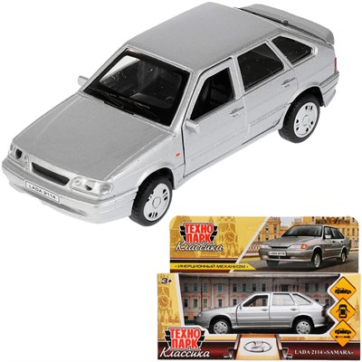 Модель 2114-12-SR LADA -2114 "SAMARA" серебристый Технопарк в коробке - фото 69881297