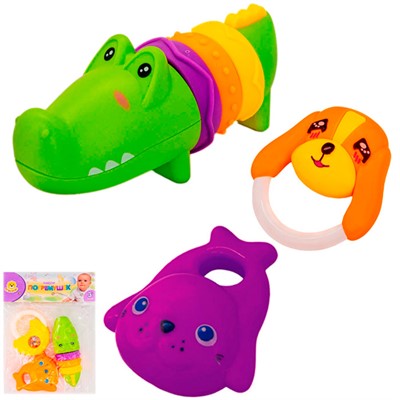 Набор погремушек Levatoys 8395-27YS в пак. - фото 69881339