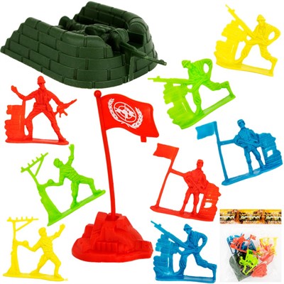 Набор Военный 6688-39YS с аксес. в пак. - фото 69881379