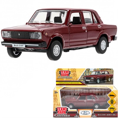 Модель 2105-12-GT LADA ваз-2105 1997 12 cm, двери, багаж, инерц Технопарк в коробке - фото 69882005