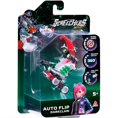 Дикие Скричеры Машинка-трансформер Автофлип Дарккло S5. ТМ Screechers Wild 62643 - фото 69882200