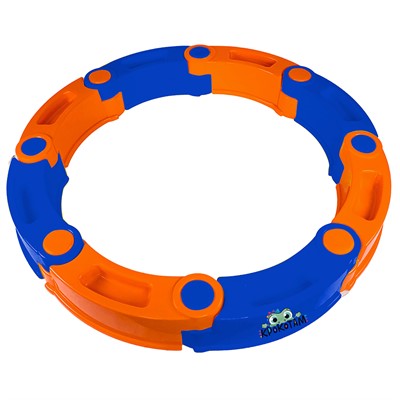 Песочница модульная Крокотам 8 сегментов оранжевый и синий D139 8П210540 - фото 69882237