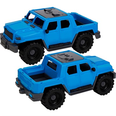 Автомобиль Джип Альфа Городской без тента, голубой И-8938 - фото 69882712