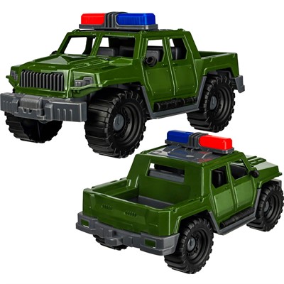 Автомобиль Джип Альфа Патруль без тента, хаки И-8930 - фото 69882716