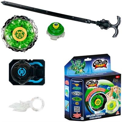 Инфинити Надо. Волчок Мэйджор, Cyan Spout Неоновый смерч. TM Infinity Nado 68694 - фото 69882750