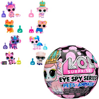 ЛОЛ СЮРПРАЙЗ Кукла в шаре Питомец Шпионы с аксессуарами L.O.L. SURPRISE! 68372 - фото 69882824