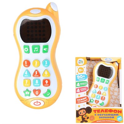 Телефон 100+ песен и звуков Чебурашка Умка HT1066-R10 - фото 69882943