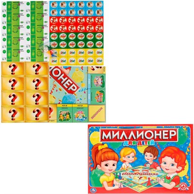 Игра Умка Миллионер для детей Экономическая 224482 - фото 69883220