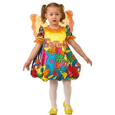 Карнавальный костюм Бабочка сказочная р 26 текстиль/Батик/ - фото 69883274