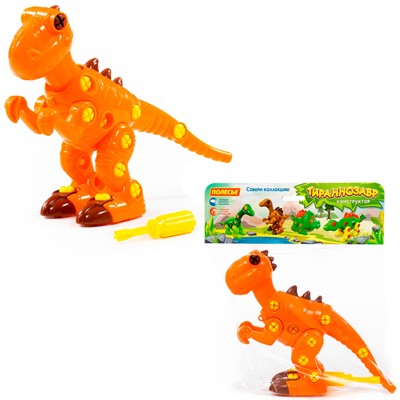 Конструктор-динозавр Тираннозавр 40эл. в пак. П-Е/14/ 76700 - фото 69883325