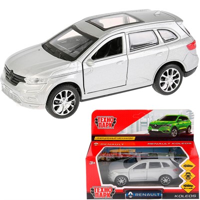 Модель KOLEOS-SL RENAULT KOLEOS серебристый Технопарк  в коробке - фото 69883344