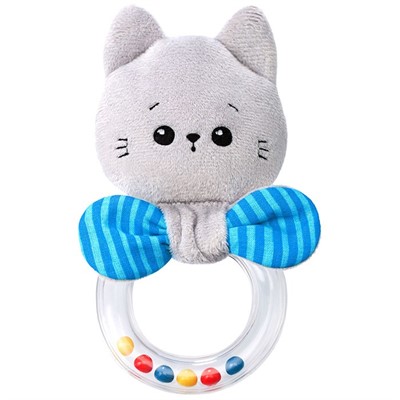 Мякиши погремушка колечко Котёнок Кекс 603 - фото 69883686