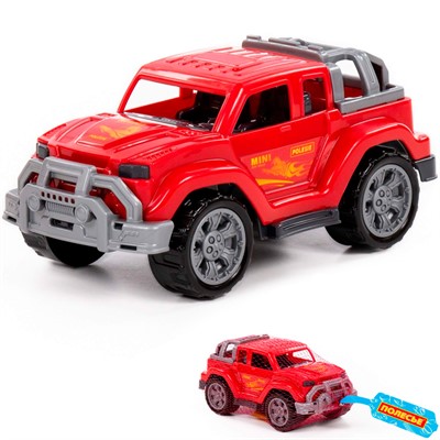 Автомобиль Легионер-мини красный в сеточке П-Е /12/ - фото 69883776