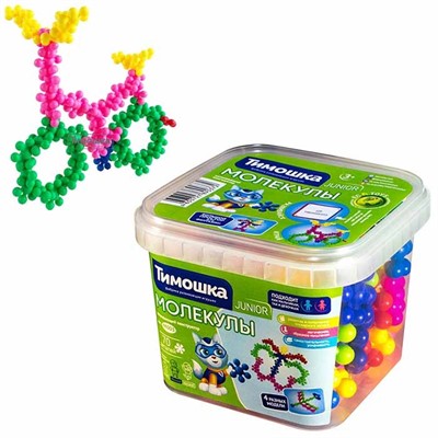 Конструктор Молекулы 70 деталей ТМ "ТИМОШКА" - фото 69883816