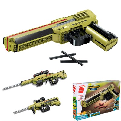 Конструктор 4802 QMAN Пистолет 202 дет. - фото 69884406