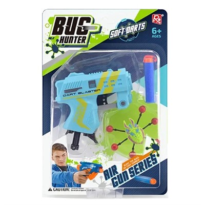 Пистолет JL-582 с безопасными пулями на блист. - фото 69884450