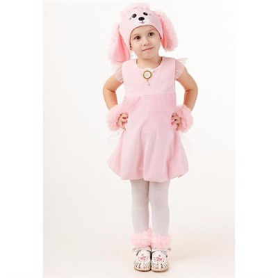 Карнавальный костюм Пудель Матильда  р 104-52 /текстиль/Пуговка/ - фото 69884528