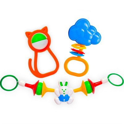 Набор погремушек подарочный №4 2С533 Аэлита /15/ - фото 69884794