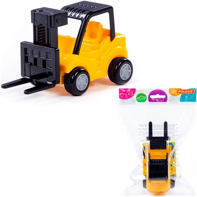 Вилочный погрузчик "Мини" инерционный в пак. 65589 П-Е /20/ - фото 69884825