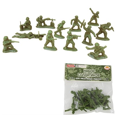 Набор солдатиков Пехота (Для масштабных моделей) С-203-Ф - фото 69885109