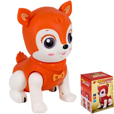 Игрушка на батарейках 231 Лиса в кор. - фото 69885235