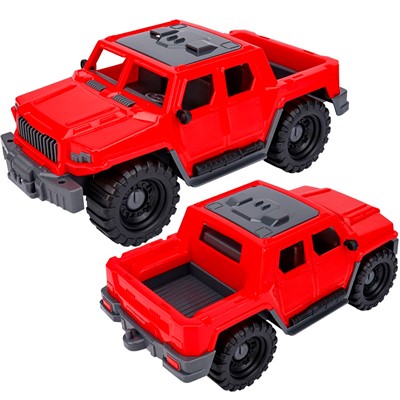 Автомобиль Джип Альфа Городской без тента, красный И-8936 - фото 69885971