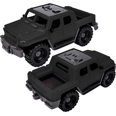 Автомобиль Джип Альфа Городской без тента, черный И-8937 - фото 69885982