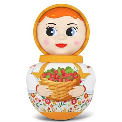 Неваляшка малая "Девочка" 01764 /13/ - фото 69886270