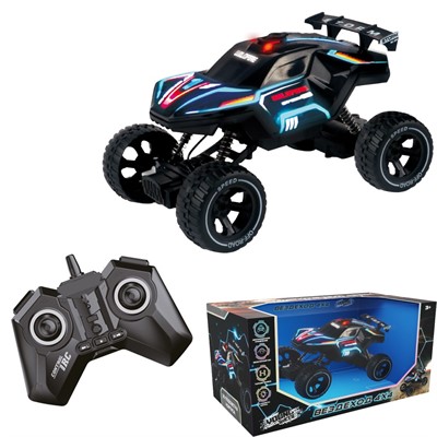 Машина на радиоуправлении Young Racer MK338-70 Вездеход синий в кор. - фото 69886322