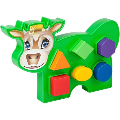 Логическая игрушка Коровка 2С466 - фото 69886473
