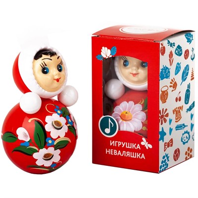 Неваляшка 6С-028 расписная 112мм - фото 69886851