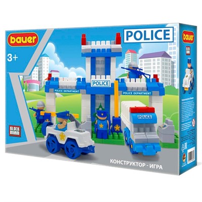 Конструктор Bauer 631 "Полиция" набор Полицейский участок - фото 69886886